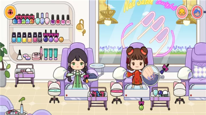 米加小镇美甲店无广告版_https://www.139sy.com_模拟经营_第3张